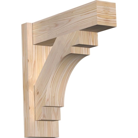 Merced Block Smooth Outlooker, Douglas Fir, 5 1/2W X 18D X 18H